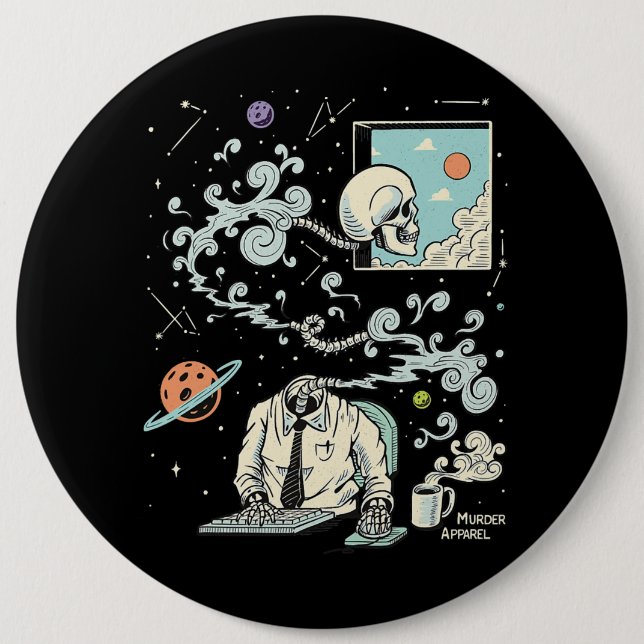 Avstånd ADHD Skeleton 61 Knapp (Framsida)