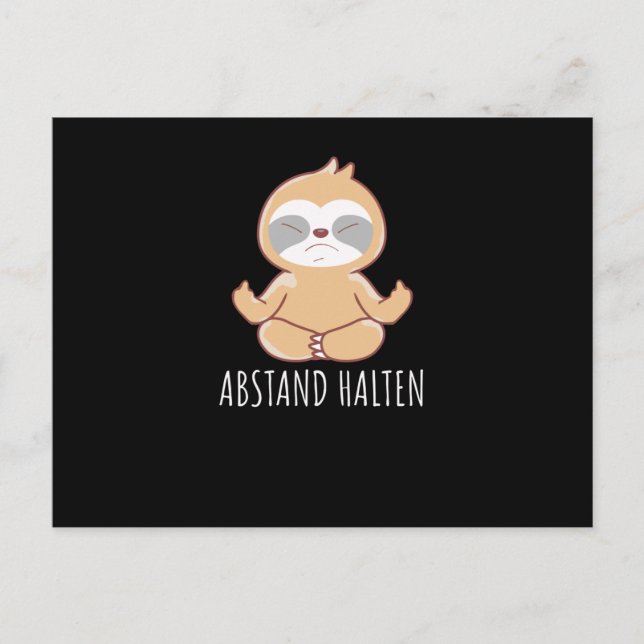 Avstånd behålla vykort (Framsida)