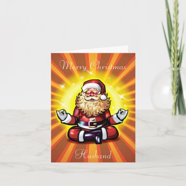 avstånd julhälsningskort - make helgkort (Framsida)