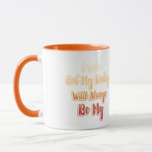 Avstånd Lång Distans Pappa Dotter Pappa Kaffe Mugg