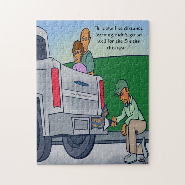 Avstånd Learning Jigszawa Puzzle Pussel (Vertikal)