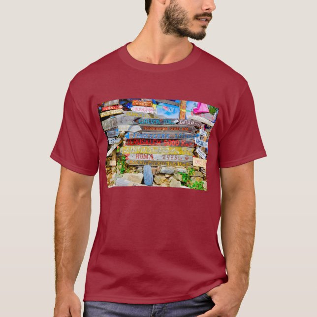 Avstånd tecken t shirt (Framsida)