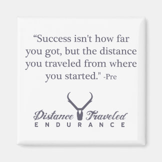 Avstånd Traved Endurance Quote Magnet
