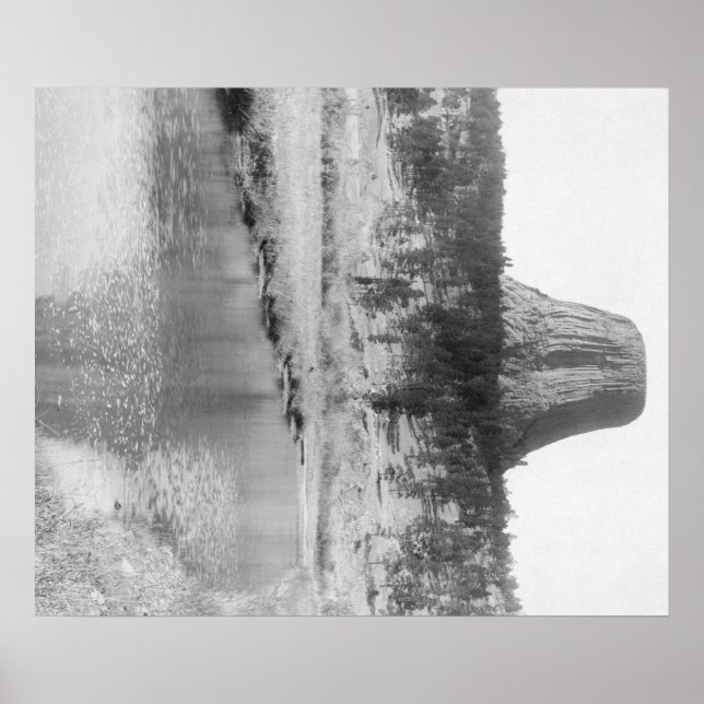 Avståndet mellan Djävulen Torn och Vatten i Poster (Framsidan)