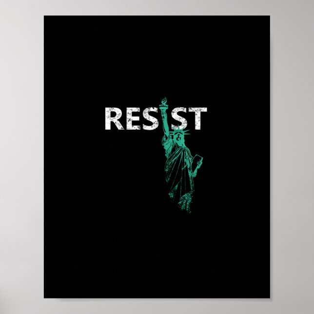 Avståndslös Frihetsgudinnan Poster (Framsidan)