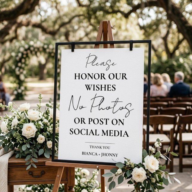 Avstängd Ceremoni Bröllop INGA Fotografi & Sociala Poster (Skapare uppladdad)