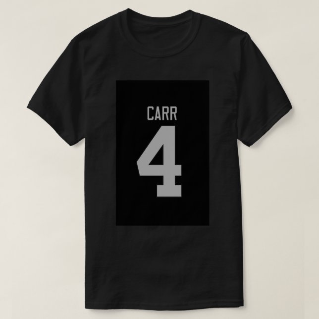 &AVSTÄNGNING;DEREK CARR" 4 iphone case T Shirt (Design framsida)