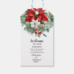 Avstörande matris av Blommigt Bröllop Presentetikett
