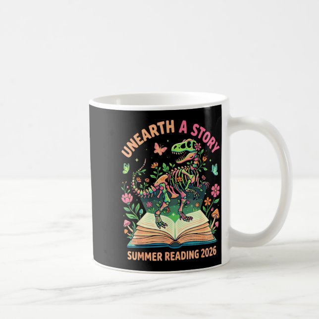 Avtäcka en berättelse sommarbiblioteksläsning 2026 kaffemugg (Höger)