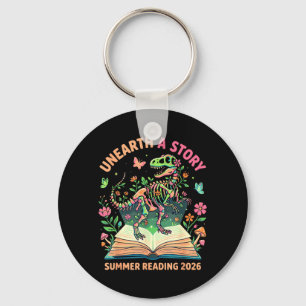 Avtäcka en berättelse sommarbiblioteksläsning 2026 nyckelring