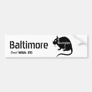 Avtal för Baltimore "kanin" RÅTTOR med DET! Bildekal