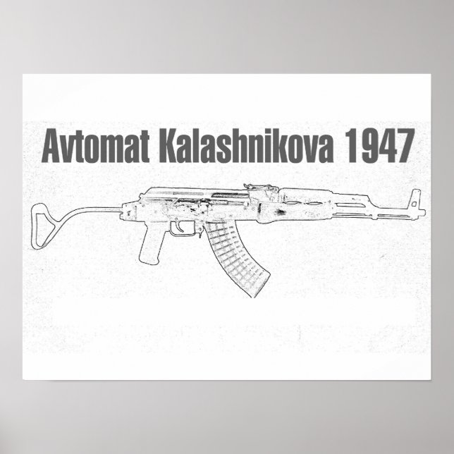 Avtomat Kalashnikova 1947 Poster (Framsidan)