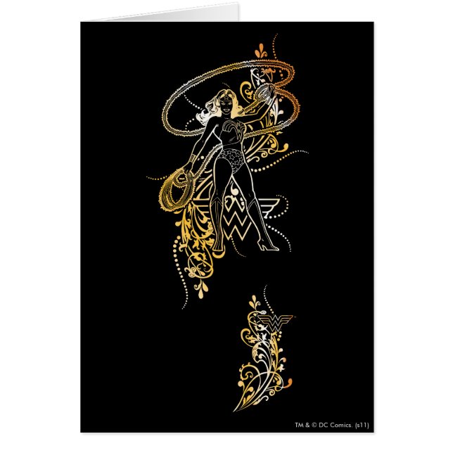  avtoning av kvinnans Gult Hälsningskort (Framsidan)