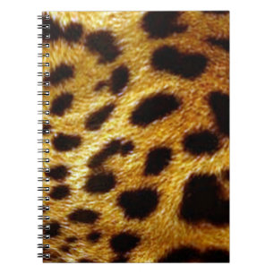 avtryck av leoparder anteckningsbok
