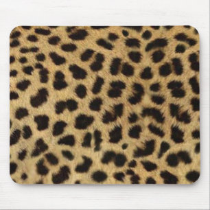 avtryck av safari vild (leopard) musmatta