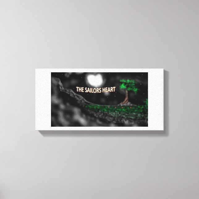 avtryck av sjöräddningsfartyg canvastryck (Framsida)