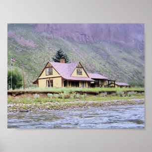 avtryck av vagnskorgen poster