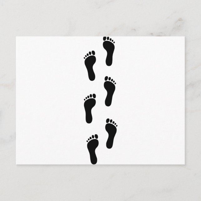 Avtryck - Feet Vykort (Framsida)