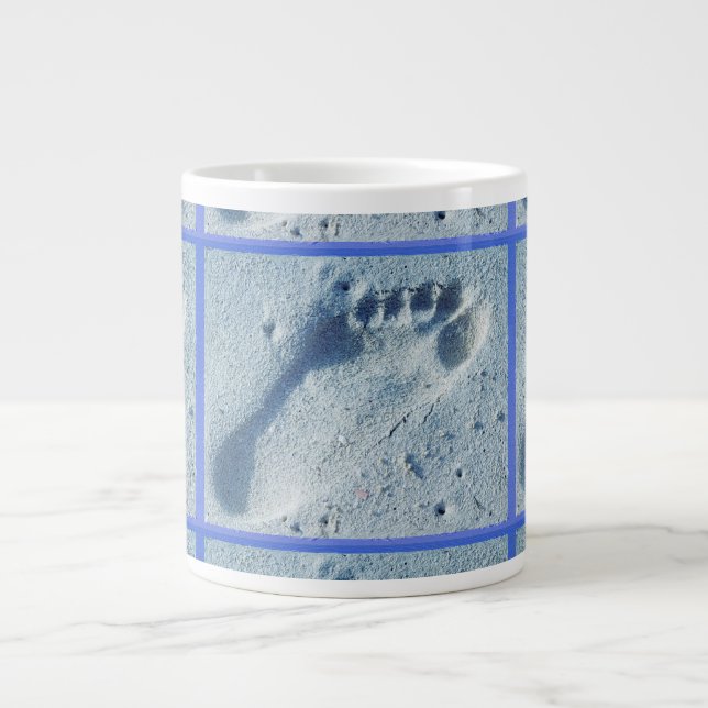 Avtryck i Sand Jumbo Mugg (Framsidan)