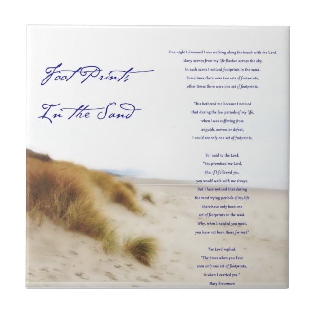 avtryck i sanden kakelplatta (Framsidan)