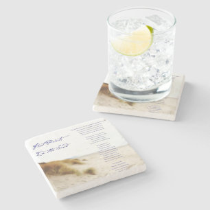 avtryck i sanden stenunderlägg