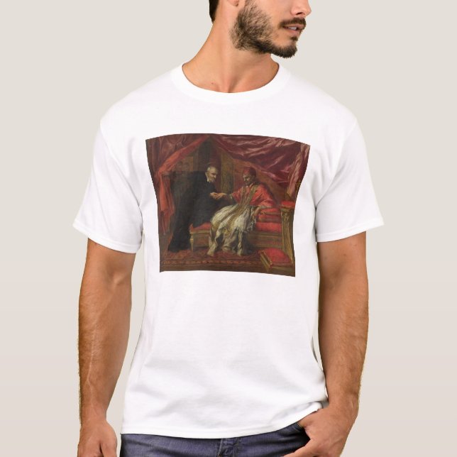 AvvänjningPope Clemente för St. Filippo Neri VIII Tee Shirt (Framsida)