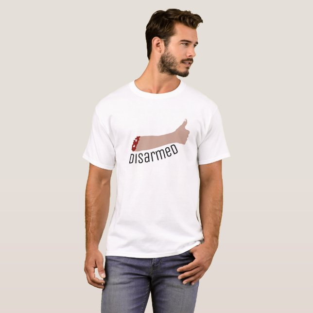 Avväpnad utslagsplats tee shirt (Hel framsida)