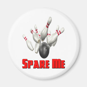 Avvara mig bowlingen magnet
