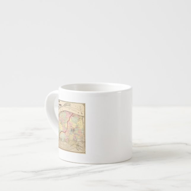 Avvärjer 1819 av Pittsburgh, Pennsyvania Espressomugg (Framsida vänster)