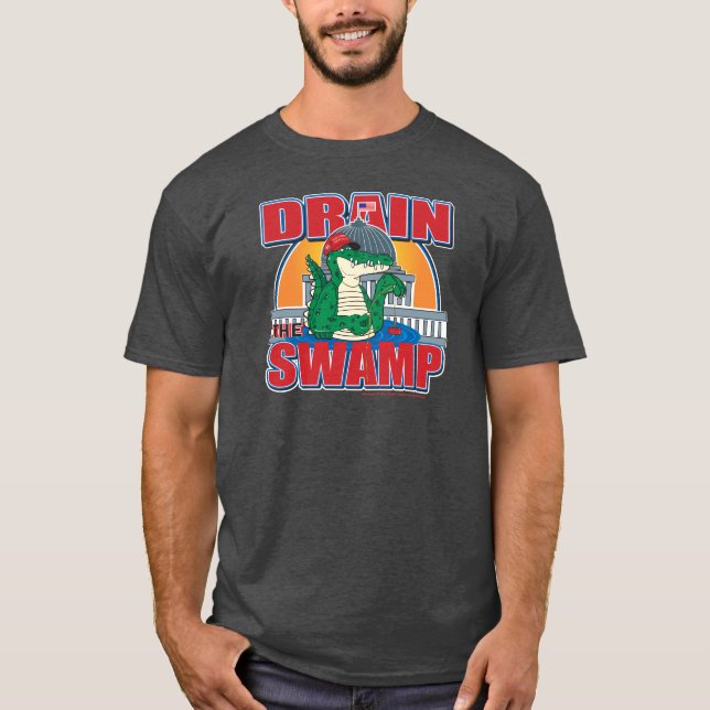 Avvattna träsket i Washington T-shirt (Framsida)