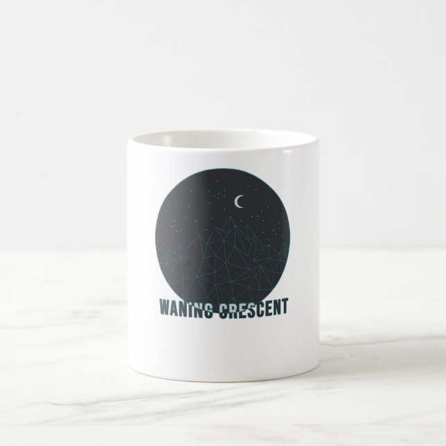 Avvikande halvmåne kaffemugg (Center)