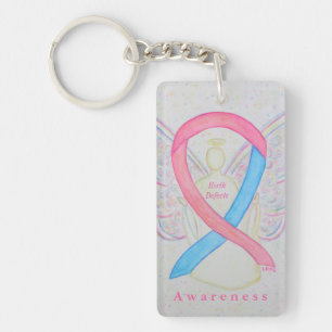 Avvikelse av medvetandegraden Ribbon Keychain vid