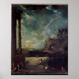 Avvikelsen av Aeneas från Carthage Poster