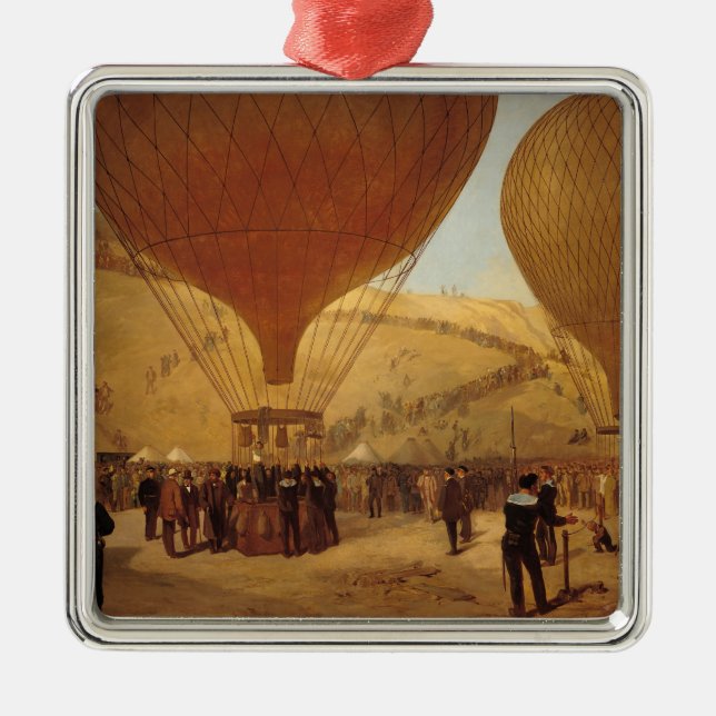 Avvikelsen av Leon Michel Gambetta Julgransprydnad Metall (Framsidan)