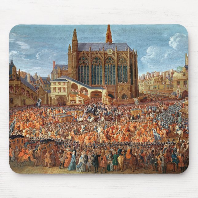 Avvikelsen av Louis XV från Musmatta (Framsidan)