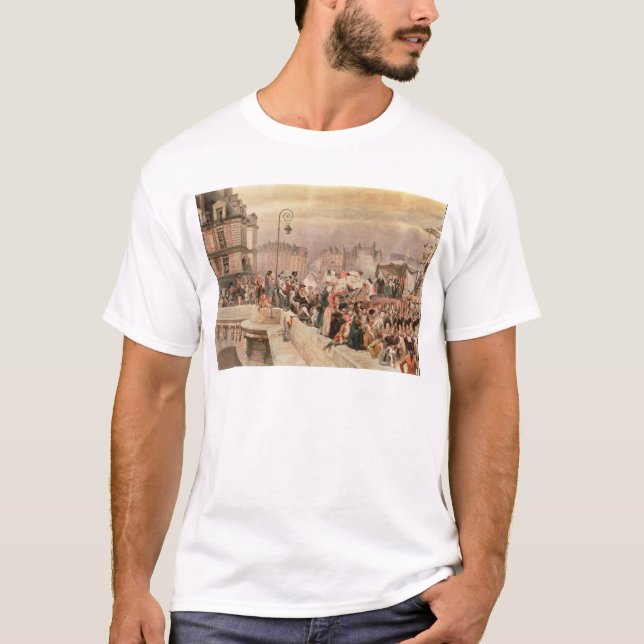 Avvikelsen av volontärerna 1792 tee shirt (Framsida)