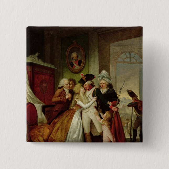 Avvikelsen av volontärerna knapp (Framsida)