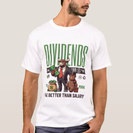 Avvikelser är bättre än lön t shirt