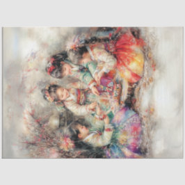 Avvisa koreanska barn som skrivits ned i Hanbok