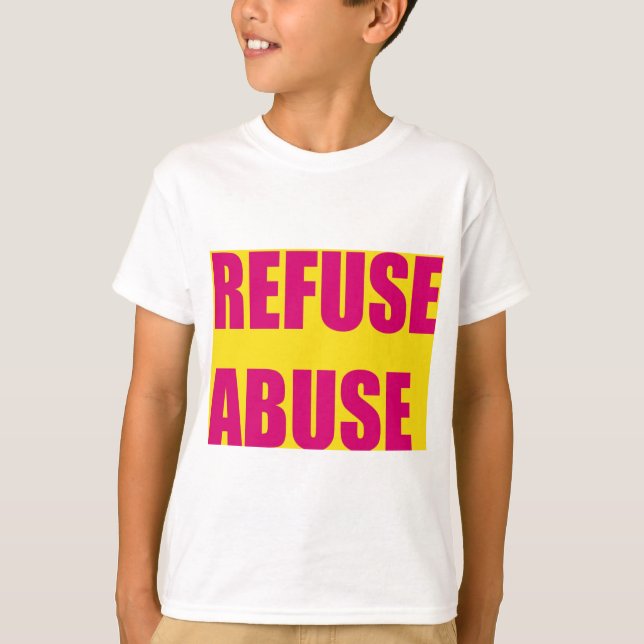 Avvisa missbruk tee (Framsida)