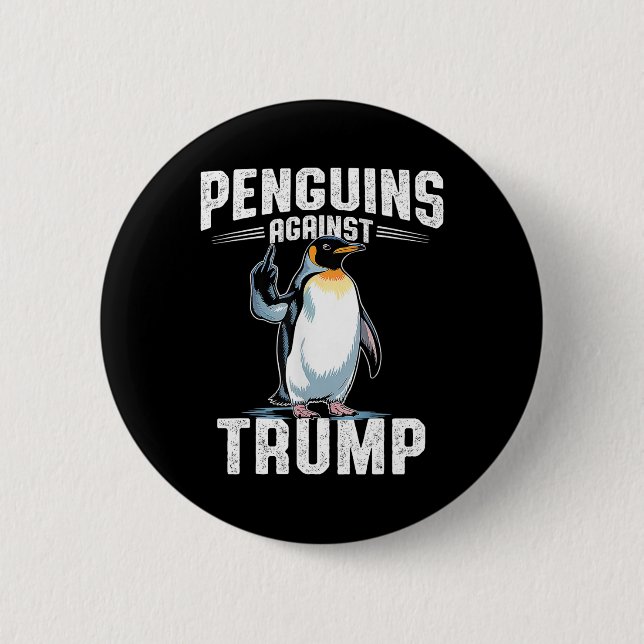 Avvisa penguiner mot trumpump - Gör penguin-skatt  Knapp (Framsida)