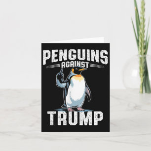 Avvisa penguiner mot trumpump - Gör penguin-skatt Kort