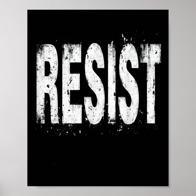 Avvisa politiska protester poster (Framsidan)