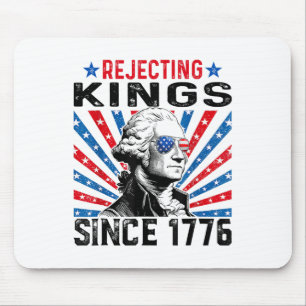 Avvisar kungar sedan 1776 förtryckt Usa-flagga Vin Musmatta