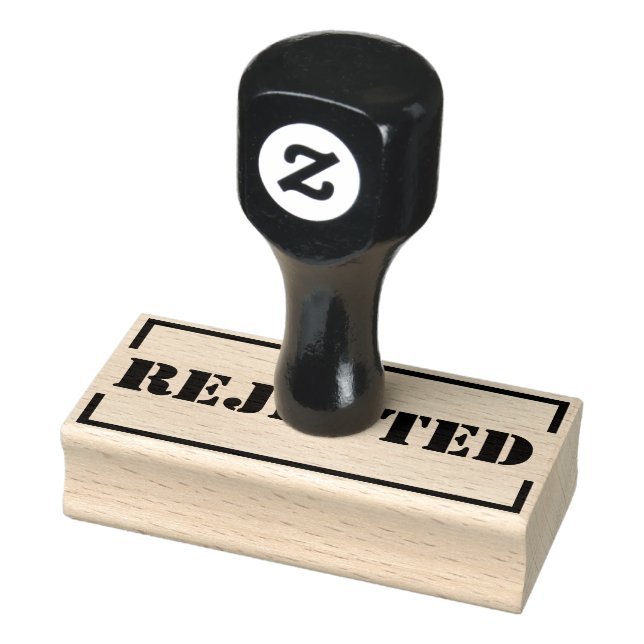 Avvisat Personlig Rubber Frimärke Stämpel (Stämpel)