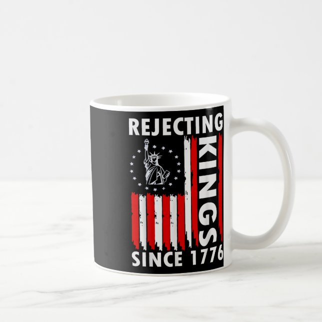 Avvisning av Kung sedan 1776 handgrepp Kaffemugg (Höger)