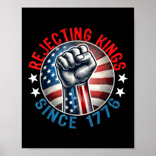 Avvisning av Kung sedan 1776 handgrepp Poster