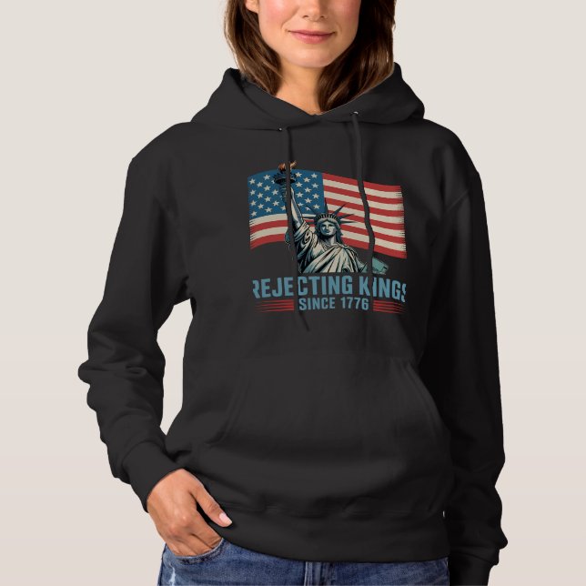 Avvisning av Kung sedan 1776 T Shirt (Framsida)