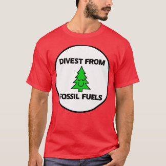 Avyttra förnybara energikällor från fossila bränsl t shirt