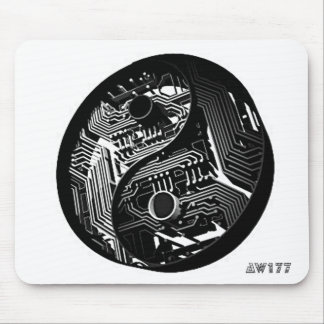 AW177 "går runt harmoni" 3D Mousepad Musmatta